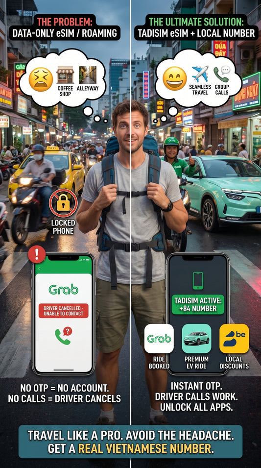 How to Use Grab in Vietnam Without a Local Phone Number (And the Ultimate Hack to Fix It)
